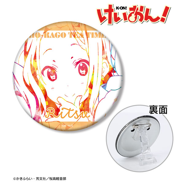 けいおん　田井中律　律ちゃん限定デカバッチ　缶バッジ けいおん！』ピック型缶バッジ C（田井中 律）【予約】 | ビビット