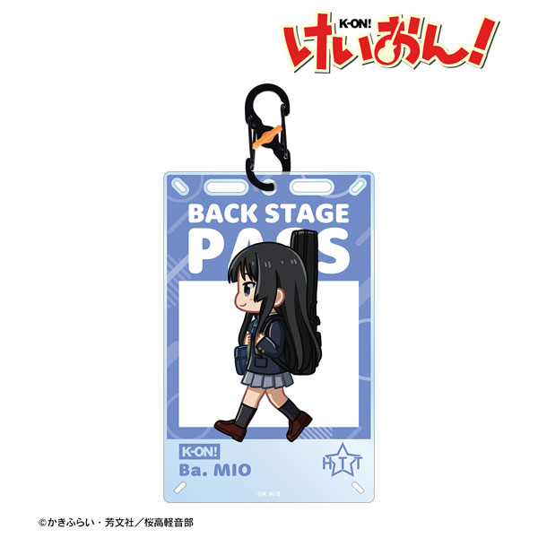 けいおん！ 秋山澪 ちびとこ 制服ver. カードアクリルキーホルダー[アルマビアンカ]《在庫切れ》