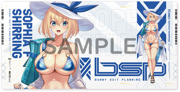 【限定販売】バニースーツプランニング ラバーデスクマット ソフィア・F・シャーリング スイムスーツVer.（再販）[ホビージャパン]《０６月予約》