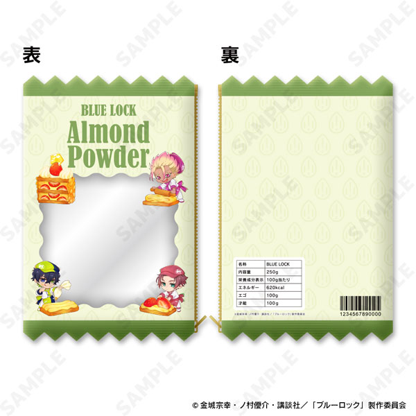 ブルーロック パッケージ風ポーチ 3.Almond Powder [Bon appetit][キャラログ]
