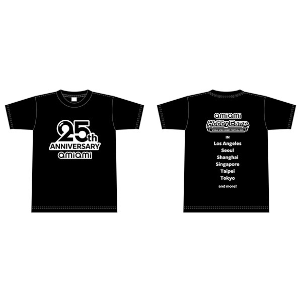 あみあみ25周年 チャリティTシャツ Black Mサイズ[あみあみ]