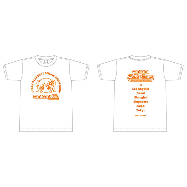 あみあみ25周年 チャリティTシャツ White Lサイズ[あみあみ]《発売済・在庫品》
