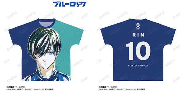 TVアニメ『ブルーロック』 糸師凛 Ani-Art 第3弾 フルグラフィックTシャツ ユニセックス XXXL[アルマビアンカ]《在庫切れ》