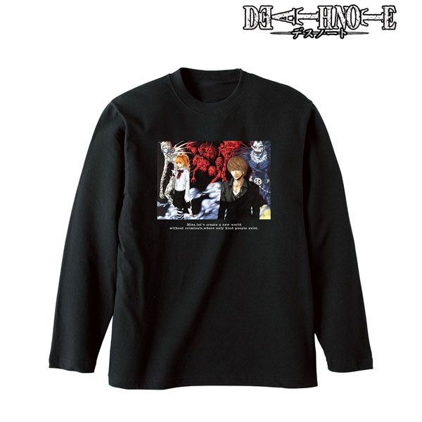 DEATH NOTE 夜神月＆弥海砂 ロングTシャツ ユニセックス XXL[アルマビアンカ]《在庫切れ》