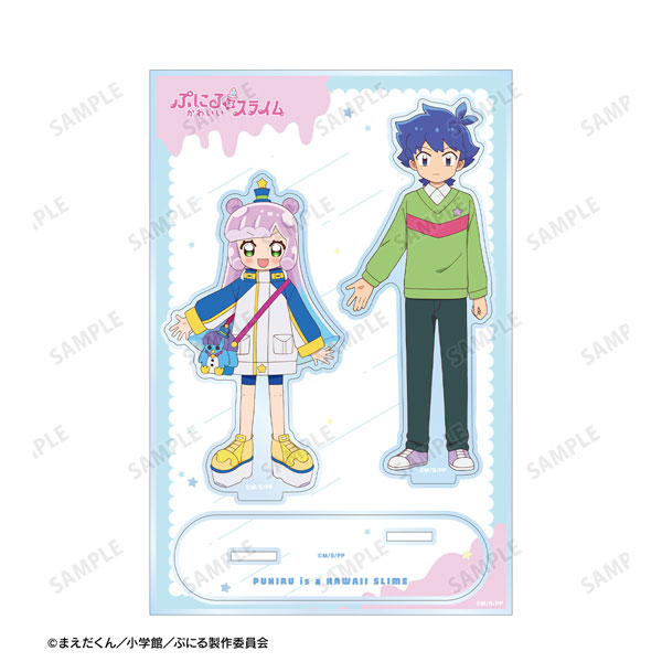 TVアニメ『ぷにるはかわいいスライム』 いつものかわいいぷにる＆河合井コタロー パーツ付きBIGアクリルスタンド[アルマビアンカ]《在庫切れ》