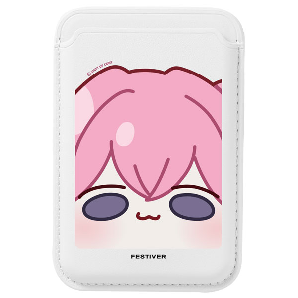 「勝利の女神：NIKKE」 Doro ひょっこり MagSafe カードケース ホワイト[FESTIVER]