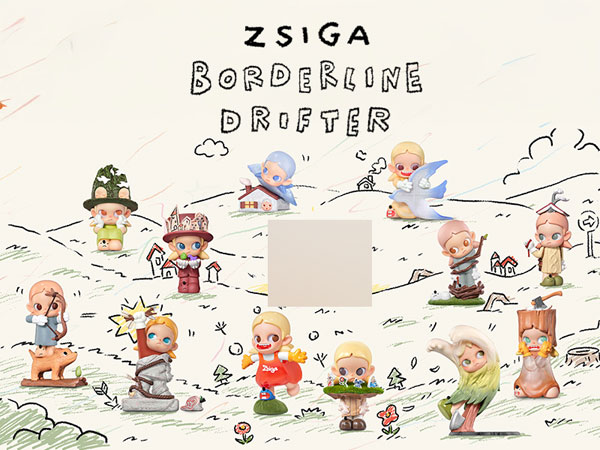ZSIGA Borderline Drifter シリーズ 12個入りBOX[POPMART]