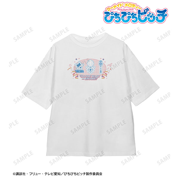 アニメ「ぴちぴちピッチ」 モチーフ BIGシルエットTシャツ ユニセックス L[アルマビアンカ]《在庫切れ》