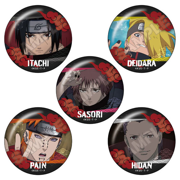 NARUTO -ナルト- 疾風伝 場面写vol.3 缶バッジ 5個入りBOX