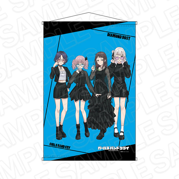 アニメ「ガールズバンドクライ」 B2タペストリー ダイヤモンドダスト Color Glass ver.[コンテンツシード]