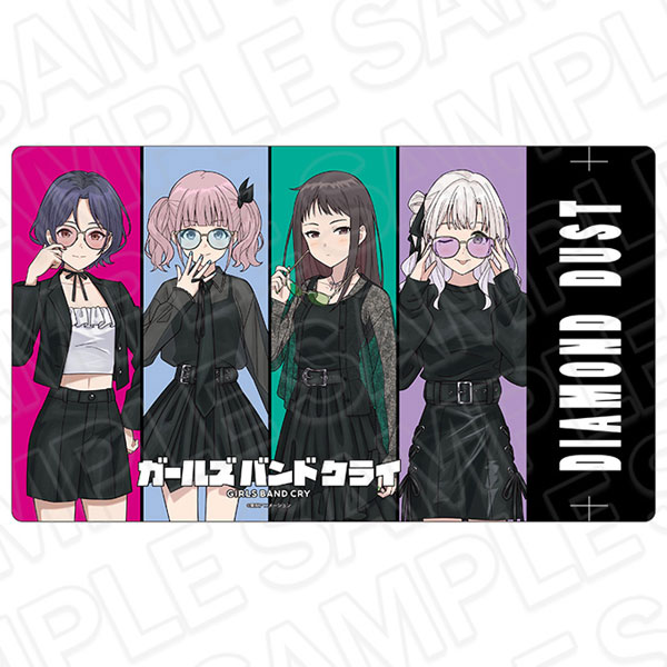 アニメ「ガールズバンドクライ」 ラバーデスクマット ダイヤモンドダスト Color Glass ver.[コンテンツシード]《発売済・在庫品》