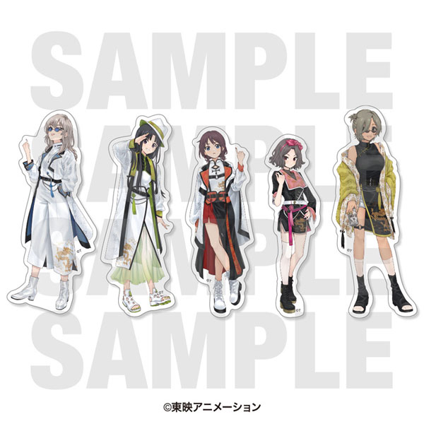 アニメ『ガールズバンドクライ』 ダイカットステッカーセット 「描き下ろし等身版権-Black and White Suit-」[イーディス]