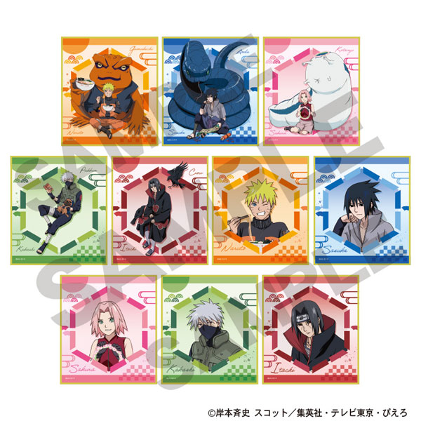 NARUTO トレーディングミニ色紙 一休み 10個入りBOX[クラックス]《発売済・在庫品》