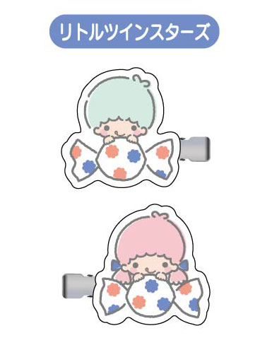 PEKO×サンリオキャラクターズ ヘアクリップ Vol.2 05 リトルツインスターズ[バンダイ]