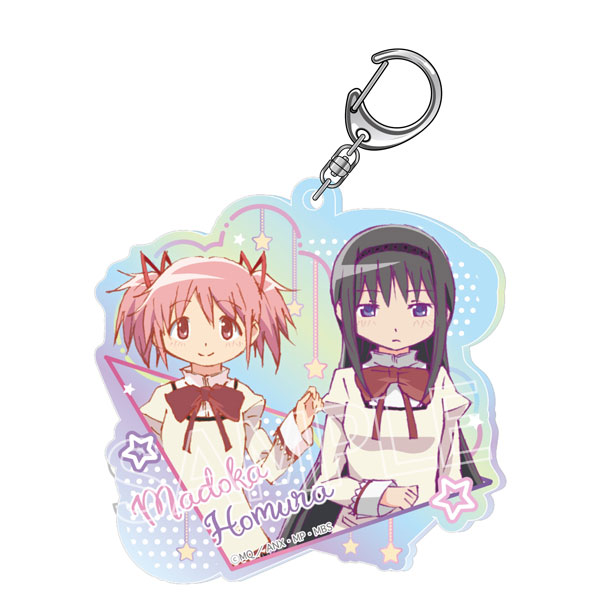 魔法少女まどか☆マギカ シャインシリーズ オーロラアクリルキーホルダー まどか＆ほむら[ツインクル]