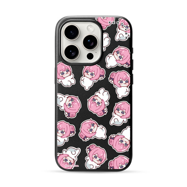 「勝利の女神：NIKKE」 Doro いやいや MagSafe レザースマホケース iPhone 15 Pro[FESTIVER]