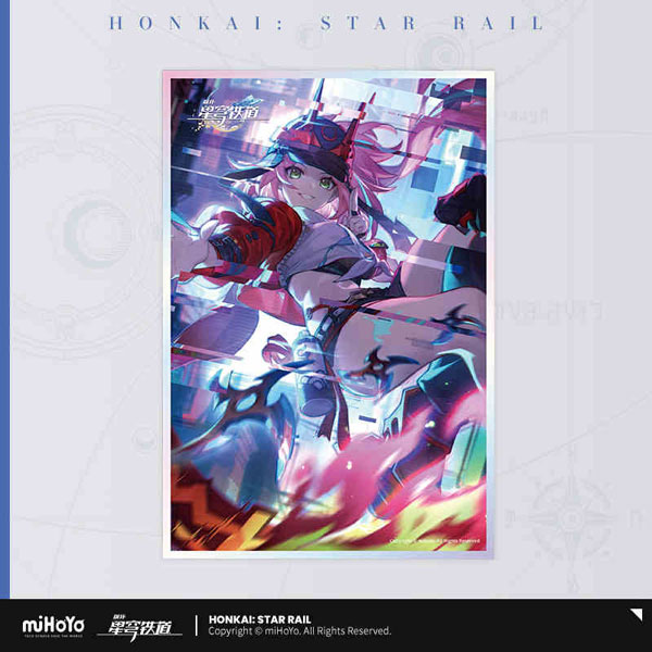 崩壊：スターレイル 光円錐シリーズ アクリル色紙 忍法帖・繚乱破魔[miHoYo]