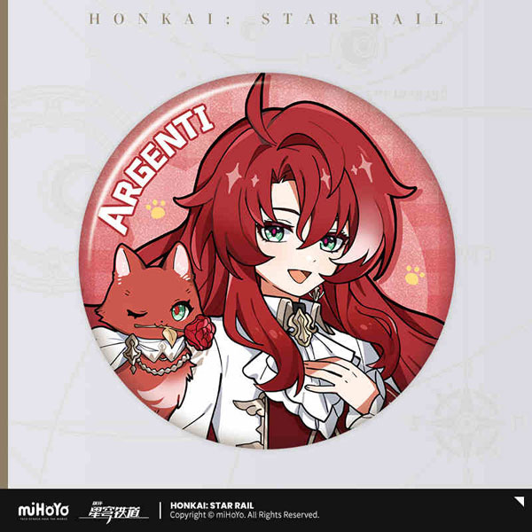 崩壊：スターレイル ちびねこシリーズ 缶バッジ アルジェンティ