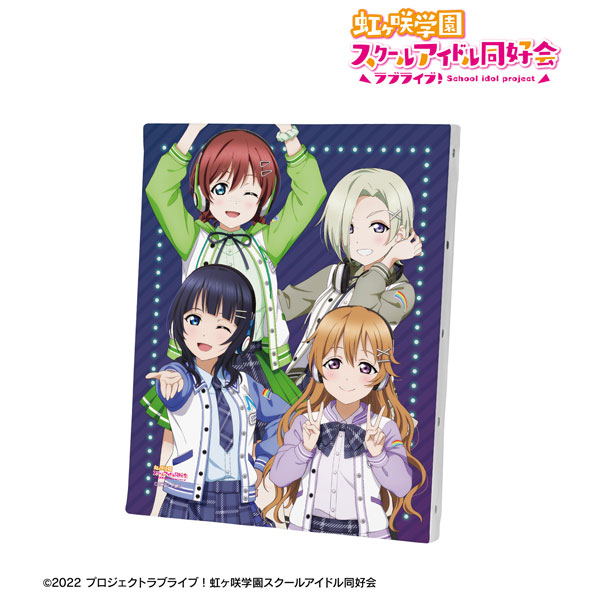 虹ヶ咲ムビチケ特典ダイカットクリアカード13種＆描き下ろしイラスト三つ折りボード 虹ヶ咲ムビチケ特典ダイカットクリアカード13種＆描き下ろしイラスト三