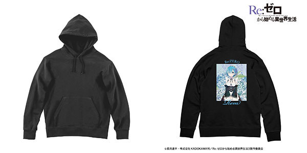 Re：ゼロから始める異世界生活 レム grunge CANVAS バックプリントパーカー レディース XXL[アルマビアンカ]《０７月予約》