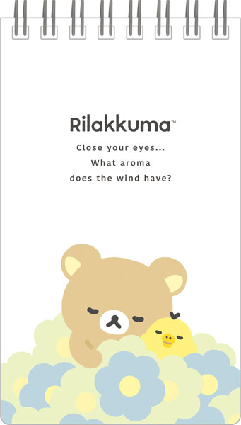 MH26801 リラックマ BASIC RILAKKUMA Flower ロングSPメモ[サンエックス]