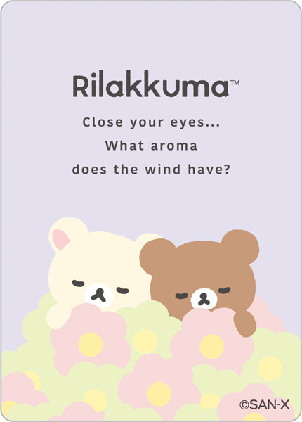 SE67003 リラックマ BASIC RILAKKUMA Flower ステッカー[サンエックス]