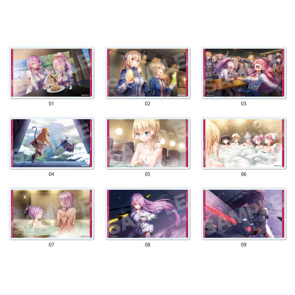 ヘブンバーンズレッド アクリルカード 01 BOXA 9個入りBOX[CS.FRONT]《発売済・在庫品》