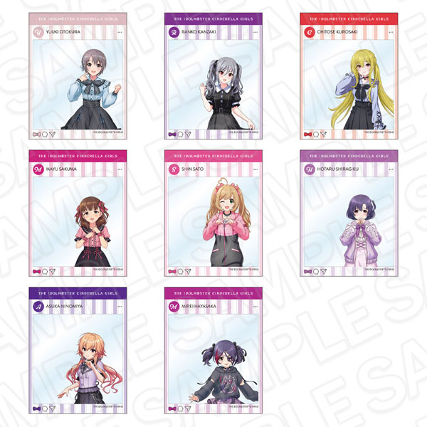 【数量限定】 アイドルマスター シンデレラガールズ SNS風クリアスナップ キーホルダー・アクリルキーホルダー
