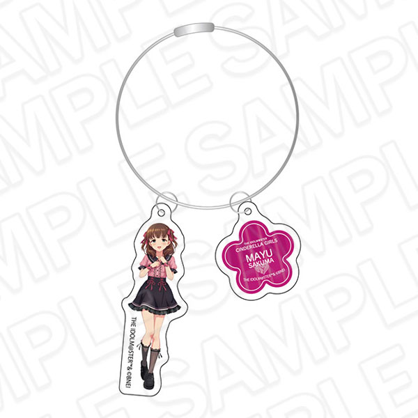 アイドルマスター シンデレラガールズ ワイヤーキーホルダー 佐久間まゆ サブカルファッション ver.[コンテンツシード]《０７月予約》