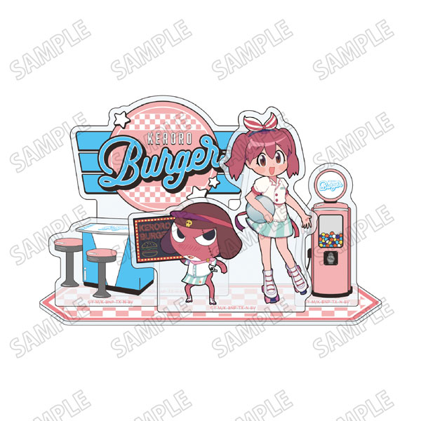 ケロロ軍曹 カフェ ギロロ 夏美 アクリルジオラマ コースター