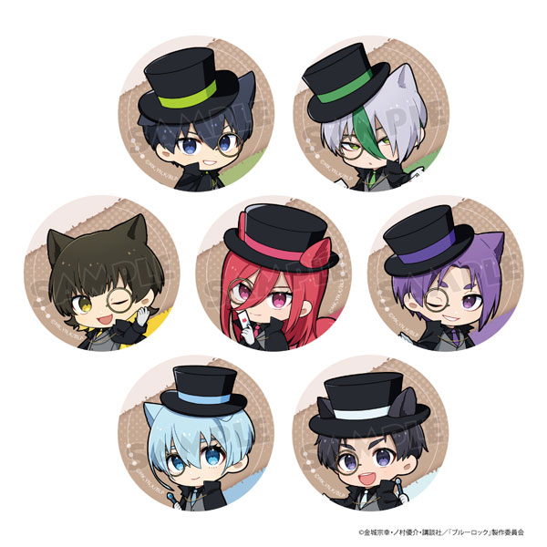 ブルーロック トレーディング缶バッジ (ねこみみ怪盗/ver.A) 7個入りBOX[Parflette-パルフレット-]
