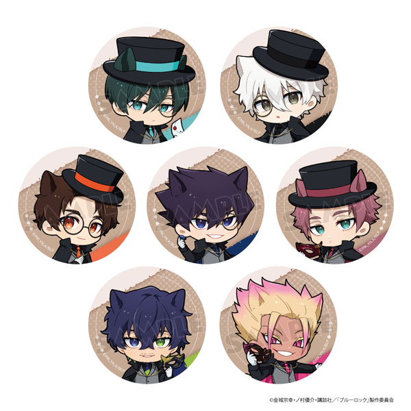 ブルーロック トレーディング缶バッジ (ねこみみ怪盗/ver.B) 7個入りBOX[Parflette-パルフレット-]