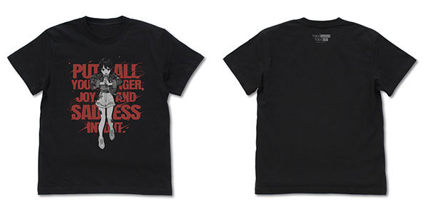 ガールズバンドクライ 井芹仁菜「全部ぶちこめ。」 Tシャツ/BLACK-XL[コスパ]