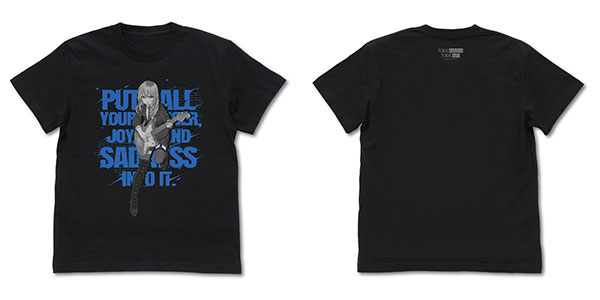 ガールズバンドクライ 河原木桃香「全部ぶちこめ。」 Tシャツ/BLACK-XL[コスパ]
