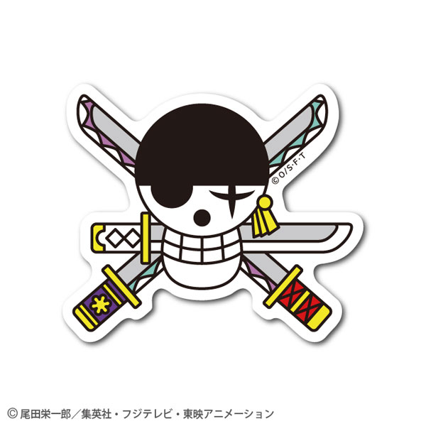 ワンピース 海賊旗&タオル&風呂敷手さげ♪ 楽天市場】ONE PIECE ワンピースステッカー OPS81 ロー海賊旗 S