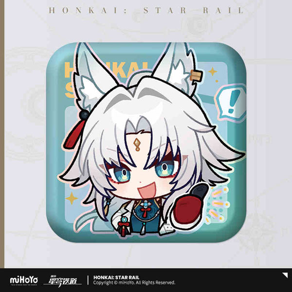 崩壊：スターレイル パムの展示館シリーズ スクエア缶バッジ 飛霄[miHoYo]