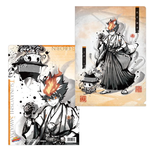 REBORN 沢田綱吉 リボーン xanxus スクアーロ クリアファイル