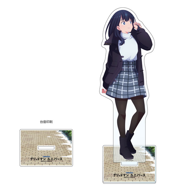 [グリッドマン ユニバース]描き下ろし特大アクリルスタンド(宝多六花/冬デート)[カーテン魂]