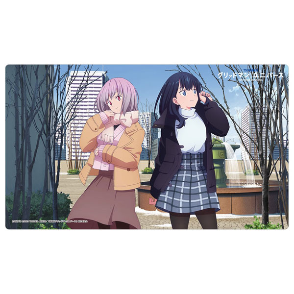 [グリッドマン ユニバース]描き下ろしラバーマット(宝多六花＆新条アカネ/冬デート)[カーテン魂]