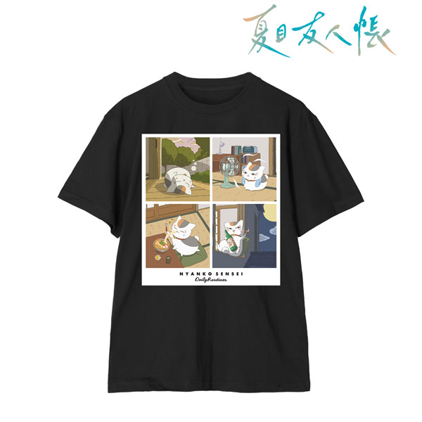 夏目友人帳 描き下ろし 16時から19時のニャンコ先生 ニャンコ先生の1日ver. Tシャツ レディース XXL[アルマビアンカ]《０８月予約》