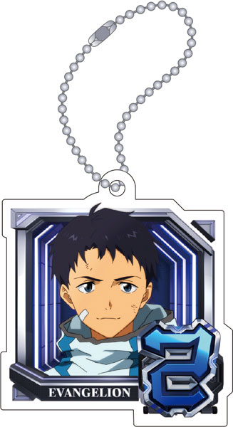 ぱちんこシン・エヴァンゲリオン アクリルキーホルダー 通常図柄(2・加持リョウジ(少年))[ムービック]《発売済・在庫品》