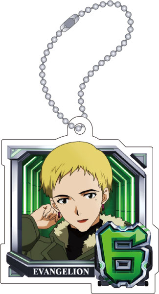 ぱちんこシン・エヴァンゲリオン アクリルキーホルダー 通常図柄(6・赤木リツコ)[ムービック]《発売済・在庫品》