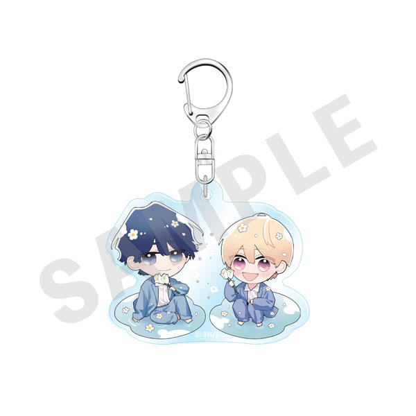 「コスメティック・プレイラバー」アクリルキーホルダー(佐橋斗真＆間宮棗)[coly]《発売済・在庫品》