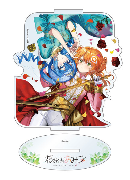 あみこちゃん アクリルスタンド 花ざかりのあみこシリーズ 薔薇 イラスト：緜[あみあみ]《０６月予約》
