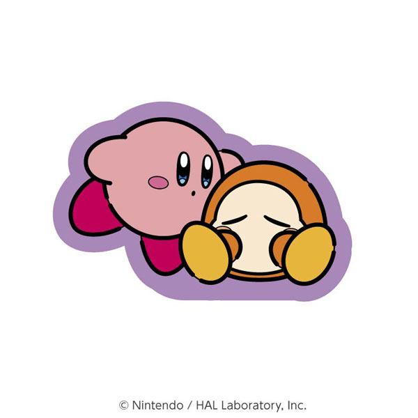 星のカービィ カービィ play with ワドルディ ラバークリップ (1)だいじょうぶ？[エンスカイ]