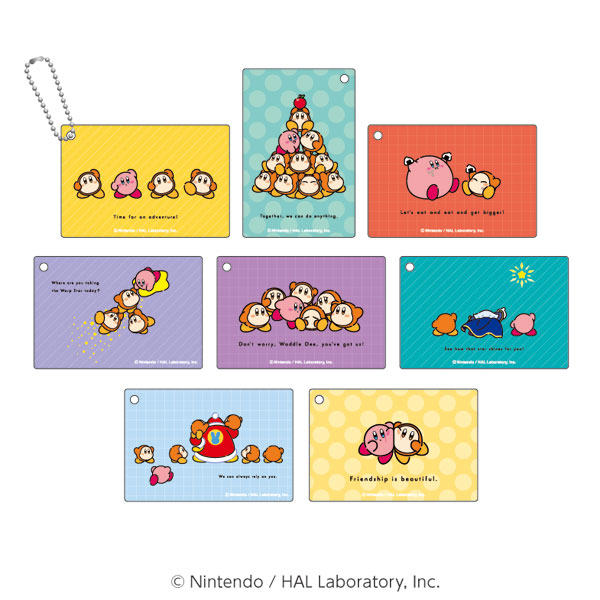 星のカービィ カービィ play with ワドルディ スクエアキーホルダーコレクション 8個入りBOX[エンスカイ]《発売済・在庫品》