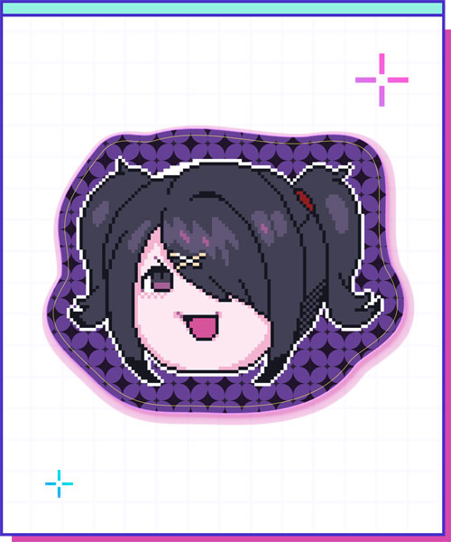 NEEDY GIRL OVERDOSE ゆっくりあめちゃんダイカットクッション[WHY SO SERIOUS？]