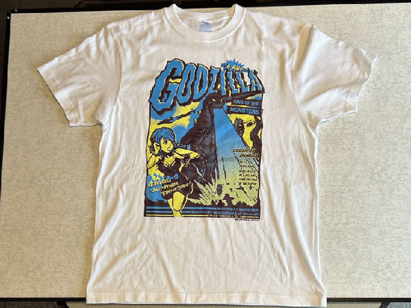 東宝怪獣Tシャツコレクション ゴジラ1954 白 S[地球防衛軍秘密基地本部]《在庫切れ》