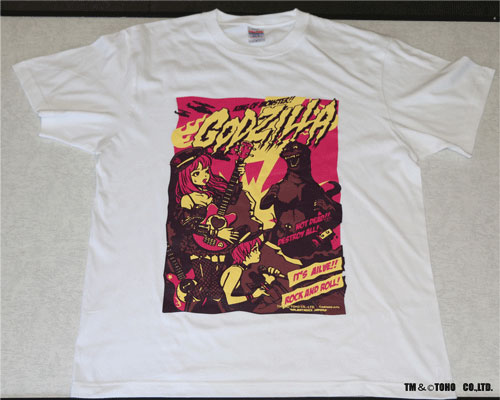 東宝怪獣Tシャツコレクション ゴジラ1955 白 XL[地球防衛軍秘密基地本部]《在庫切れ》