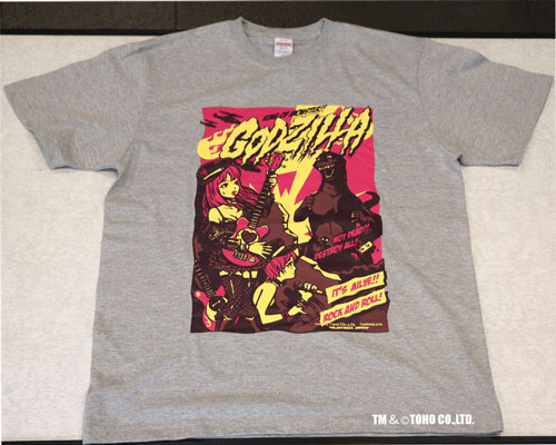 東宝怪獣Tシャツコレクション ゴジラ1955 グレー XL[地球防衛軍秘密基地本部]《在庫切れ》